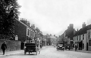 Hornsea Prints: Hornsea Market Place probably 1920s