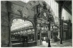 Clocks Prints: Horological Section, Paris Exhibition of 1889