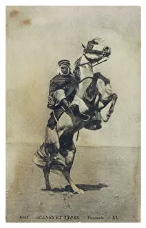 C1905 Gallery: Horse & Arab Rider C1905