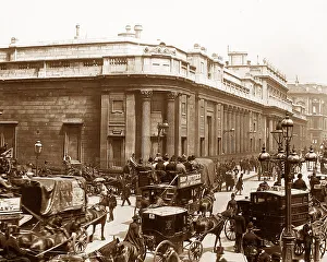 Horse bus, Bank of England, London