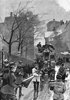 Yuletide Prints: Horse Bus, Denmark