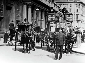 Horse bus, London, early 1900s