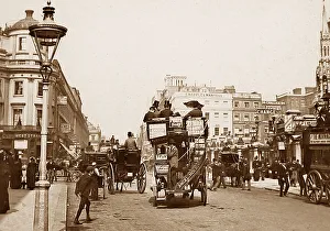 Horse bus, The Strand, London