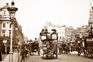 Horse bus, The Strand, London
