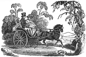 1810s Prints: Horse and carriage, c. 1800