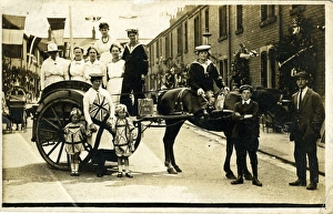 Northumberland Gallery: Horse & Dairy Cart, Wallsend, Northumberland