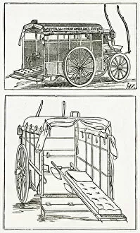 Ambulances Gallery: Horse-drawn ambulance 1882