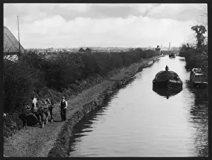 Canals Prints: Horse-Drawn Barge