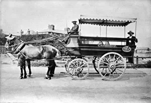 Images Dated 3rd April 2012: Horse drawn bus, Walton-on-the-Naze, Essex