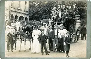 Horse-drawn Carriage with Holidaymakers, Shanklin, Isle of W