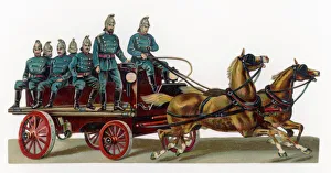 Images Dated 3rd October 2007: Horse drawn fire engine