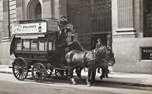 Outside on a Horse Bus
