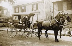 Whip Prints: Horse-drawn surrey, USA