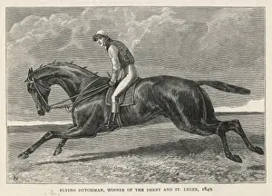 Ascot Prints: HORSE FLYING DUTCHMAN