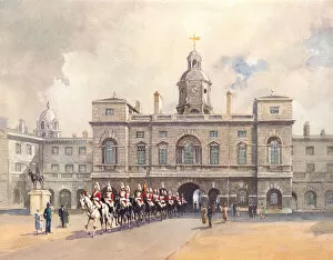 Schmidt Collection: Horse Guards, London