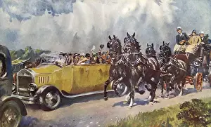 Horse & Horse Power bound for Goodwood by Gilbert Holiday