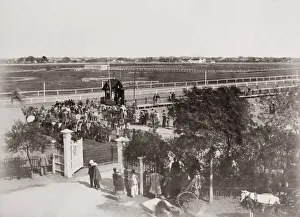 Horse race meeting, Shanghai, China c. 1890