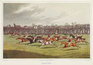 Jockeys Gallery: Horse Racing 1820