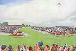 Depicting Collection: Horse That Took The Wrong Turning- At Epsom, by H. M. B