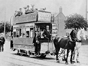Northampton Prints: Horse tram, Northampton