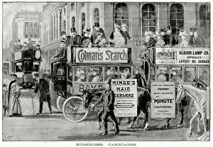 Adverts Gallery: Horseless carriage 1896