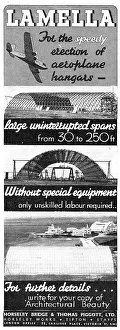 Hangars Prints: Horseley Bridge Aircraft Hangars