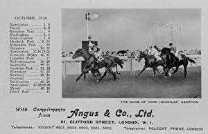 Images Dated 29th June 2017: Horses running in Duke of York Handicap, Kempton Park
