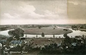 Bend Prints: Horseshoe Bend - River Wye, Herefordshire