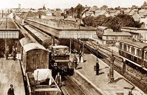Horsham Railway Station probably Victorian period