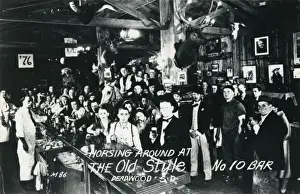 Horsing around at the Old Style No. 10 Bar