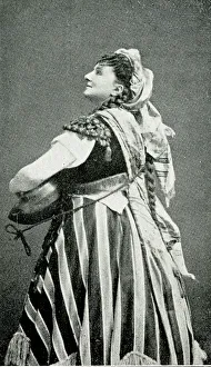 Hortense Schneider, French soprano, in costume