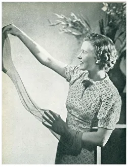 Portraying Prints: Hosiery Advertisement Photograph