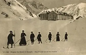 Pennine Prints: Hospice du Grand St Bernard on the Great St Bernard Pass