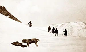 Hospice of the Great Saint Bernard, Switzerland, early 1900s