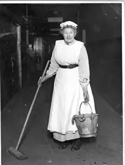 A hospital cleaner