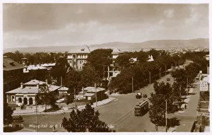 Images Dated 6th August 2018: Hospital and North Terrace, Adelaide, Australia