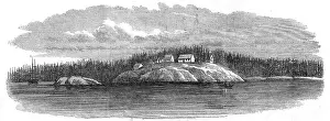 Sketched Prints: Hospital Point, Vancouver Island, c. 1862