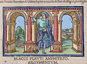 Titus Collection: The Host by Titus Maccius Plautus. Act I. 1518. Colored