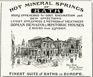 Affections Gallery: Hot Mineral Spring of Bath 1897
