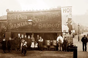 Hot Peas Saloon, Cattle Market, Burnley, early 1900s