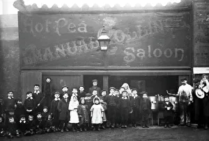 Hot Peas Saloon, Cattle Market, Burnley, early 1900s