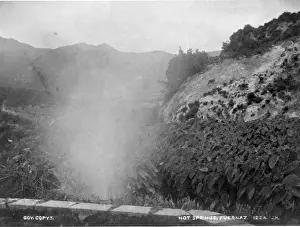 Azores Prints: Hot spring Fuernaz, Azores 1873