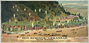 Hot Springs, Arkansas. Bath houses