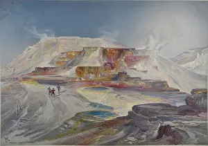 Decision Prints: Hot springs of Gardiner's River, Yellowstone