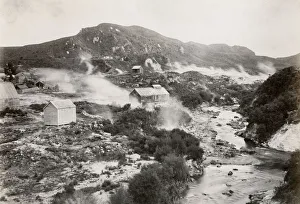 Hot springs, Whakarewarewa, New Zealand Hot springs, Whakarewarewa, New Zealand