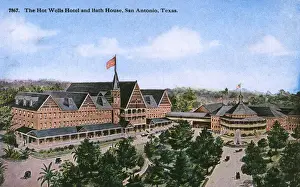 Hot Wells Hotel and Bath House, San Antonio, Texas, USA