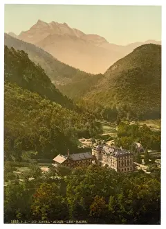 Aigle Prints: Hotel, Aigle, Vaud, Canton of, Switzerland