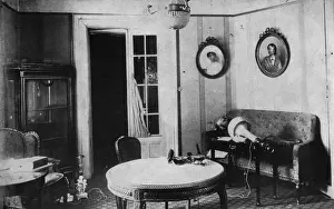 Hotel Astoria after sacking, Petrograd, Russia