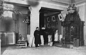Hotel Astoria after sacking, Petrograd, Russia