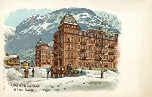 Grindelwald Prints: Hotel Baer, Grindelwald, Switzerland